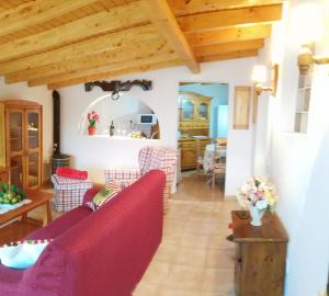 Posezení v ubytování Chalet Ruta Las Lagunetas