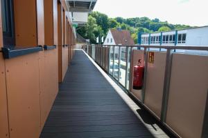 Balkón nebo terasa v ubytování Apartments A7