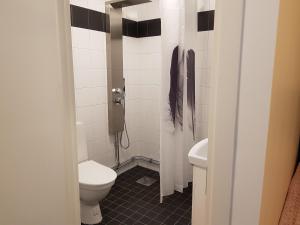 Koupelna v ubytování Hotel Kringelstaden