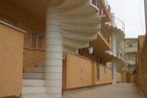 Budova, kde se aparthotel nachází