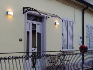 Balkón nebo terasa v ubytování Al cortile