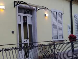 Balkón nebo terasa v ubytování Al cortile