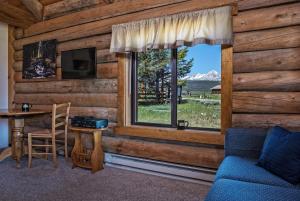 Vue générale sur la montagne ou vue sur la montagne depuis l'hôtel