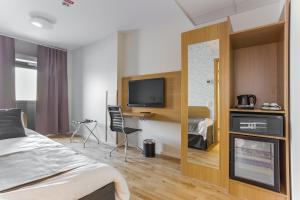 Η κουζίνα ή μικρή κουζίνα στο Hotel Spekeröd