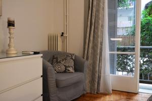 Posezení v ubytování Stylish apartment in Kolonaki