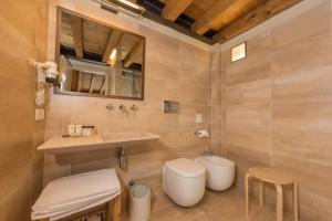 Koupelna v ubytování Hotel Piazza Vecchia