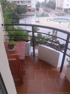 Balkón alebo terasa v ubytovaní Apartamento Omar Playa