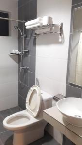 Koupelna v ubytování Cheng Ho Hotel