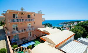 A view of the pool at Apartments Panorama Alaj or nearby