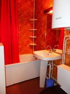 Koupelna v ubytování Résidence Les Asters