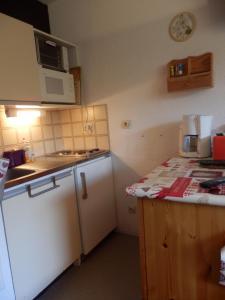 Kuchyň nebo kuchyňský kout v ubytování Résidence Les Asters