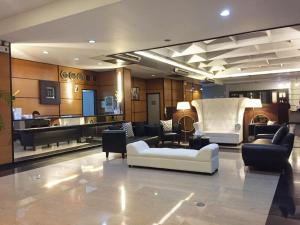 Χώρος καθιστικού στο Technopark Hotel