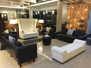 Χώρος καθιστικού στο Technopark Hotel
