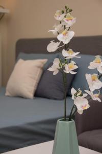 A bed or beds in a room at Nikoletta's home