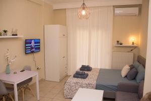 A seating area at Nikoletta's home
