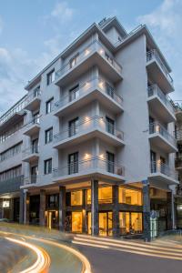 Budova, kde se aparthotel nachází