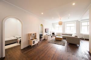 Χώρος καθιστικού στο Heaven Apartment