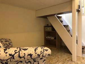 Ein Sitzbereich in der Unterkunft Gästehaus Alte Glaserei