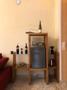 Küche/Küchenzeile in der Unterkunft Gästehaus Alte Glaserei