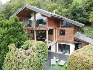 Zahrada ubytování Appartement Sevrier terrasse et jardin