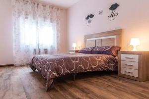Кровать или кровати в номере Apartamento Nuevo con Encanto