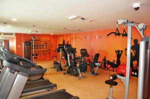 Fitness centrum a/nebo fitness zařízení v ubytování Fortune Park Hotel