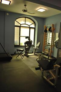 Fitness centrum a/nebo fitness zařízení v ubytování Washington Square Hotel