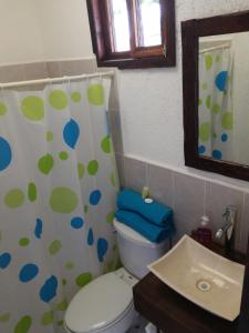 Et badeværelse på Hotel Posada Yauhtli