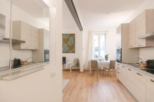 Kuchyň nebo kuchyňský kout v ubytování Quattro Stanze @ Quattro Vie