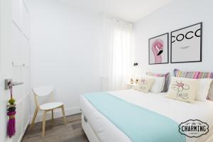 Postel nebo postele na pokoji v ubytování Madrid City- Apartamento de 2 dormitorios