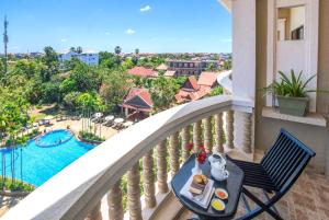 Výhled na bazén z ubytování Borei Angkor Resort & Spa nebo okolí