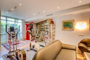 Fitness centrum a/nebo fitness zařízení v ubytování Hotel Schwarzbachhof
