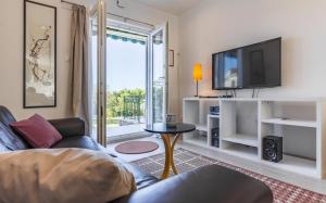 TV a/nebo společenská místnost v ubytování Apartman Bellavista