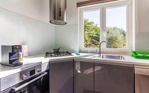 Kuchyň nebo kuchyňský kout v ubytování Apartman Bellavista
