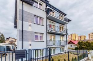 Budynek, w którym mieści się apartament
