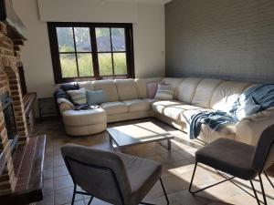 Posezení v ubytování De Goeferdij vakantiewoning