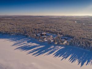 Arctic River Lodge v zimě