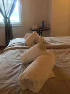 Voodi või voodid majutusasutuse Albergo Ristorante Belcantone toas