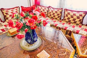 Ruang duduk di Tetouan house