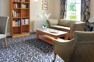 A seating area at St Elizabeth's House