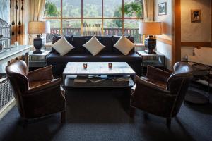 Posezení v ubytování Jungfrau Lodge, Annex Crystal