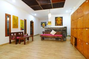 Posezení v ubytování New Ubud Hostel