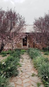 a stone path in front of a brick house at D2 at Watervale in Watervale