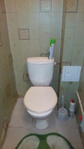 ズラトウーストにあるквартал Молодежный, д.7のバスルーム(白いトイレ付)が備わります。