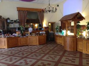 Lounge nebo bar v ubytování Lautaret Lodge & Spa