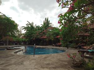 Piscina de la sau aproape de Rini hotel