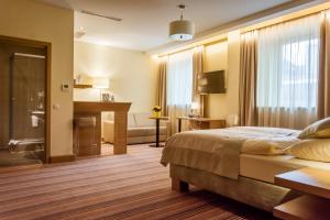 Letto o letti in una camera di Hotel Drei Raben