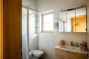 Koupelna v ubytování Breitenhof - Haus Breiten + 37 fotografií