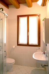 A bathroom at CASA GIULIA a Borso del Grappa