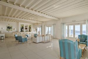 Uma área de estar em Hotel Alkyon